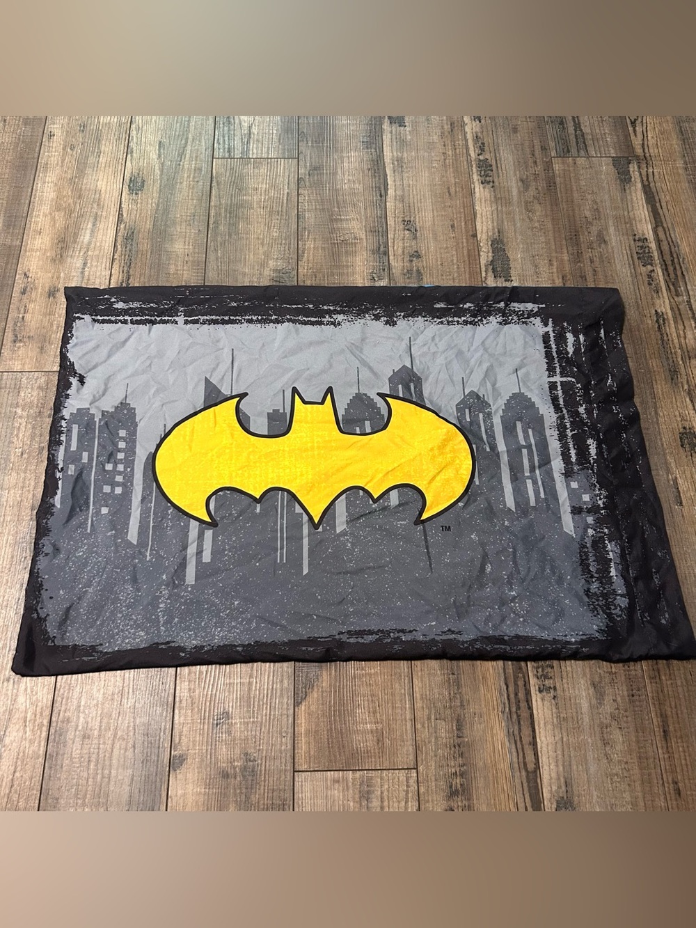 Batman Dc Comics Pillow Case Single Twin Pillowcase Blue Bat Man Standard